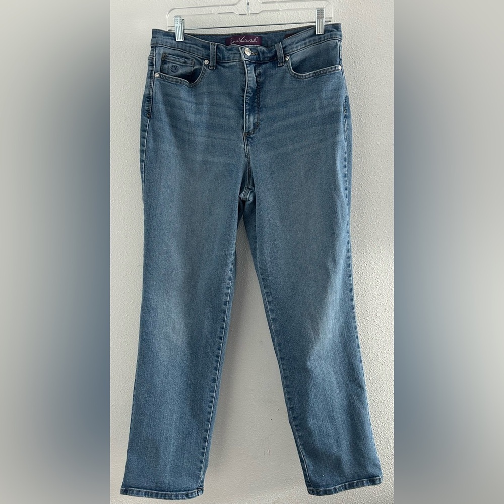 Gloria Vanderbilt Medium Blue Straight-Leg Women's Jeans